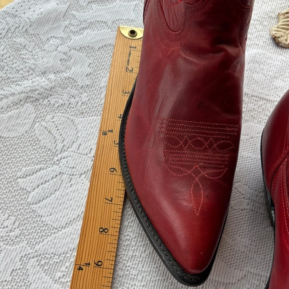 Code West Red Western Cowboy Boots - Picture 11 of 16